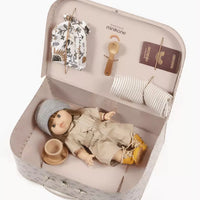 Minikane Bőrönd Kiegészítőkkel - Fleurs Sauvages