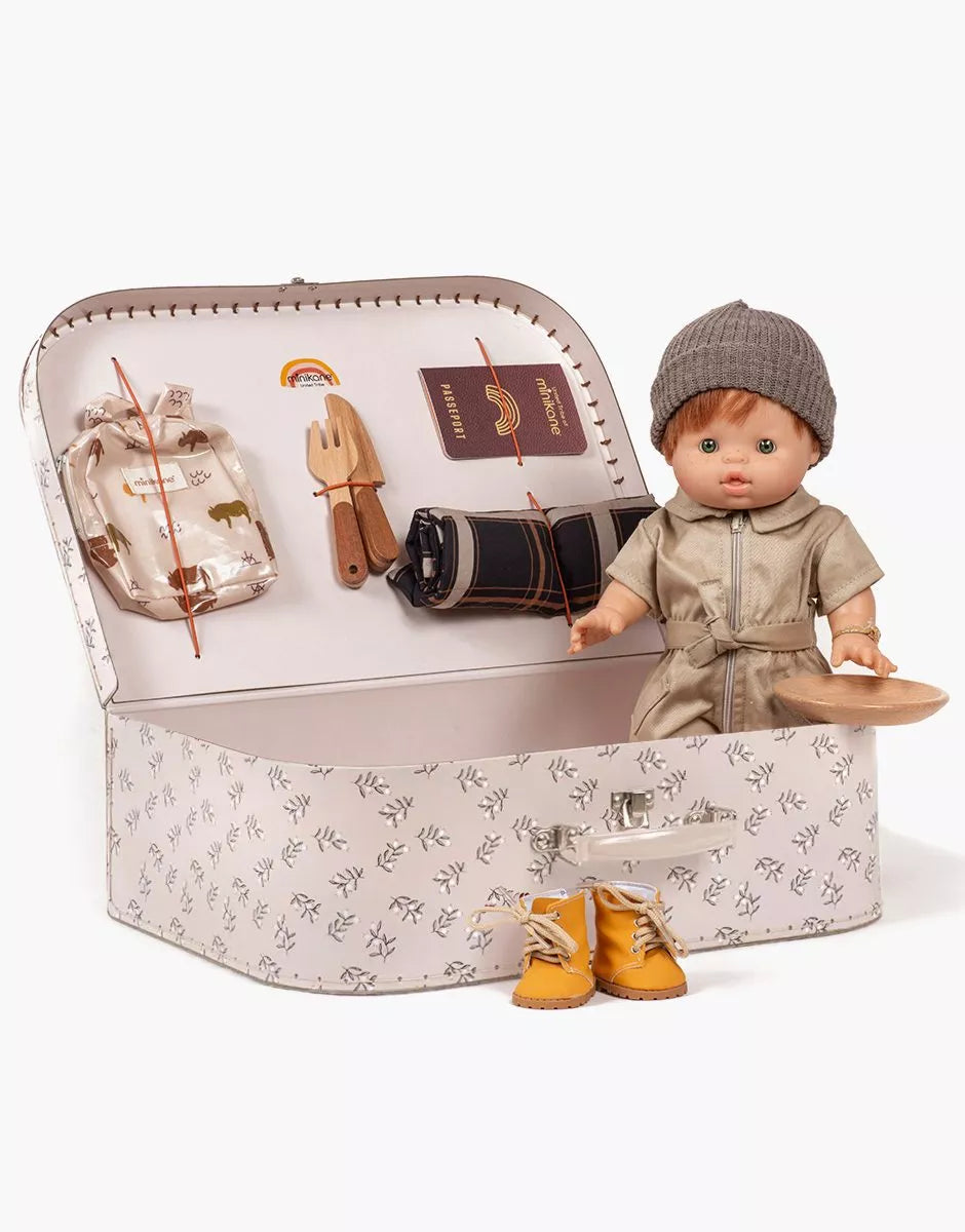 Minikane Bőröndös Játékbaba - Buffalo