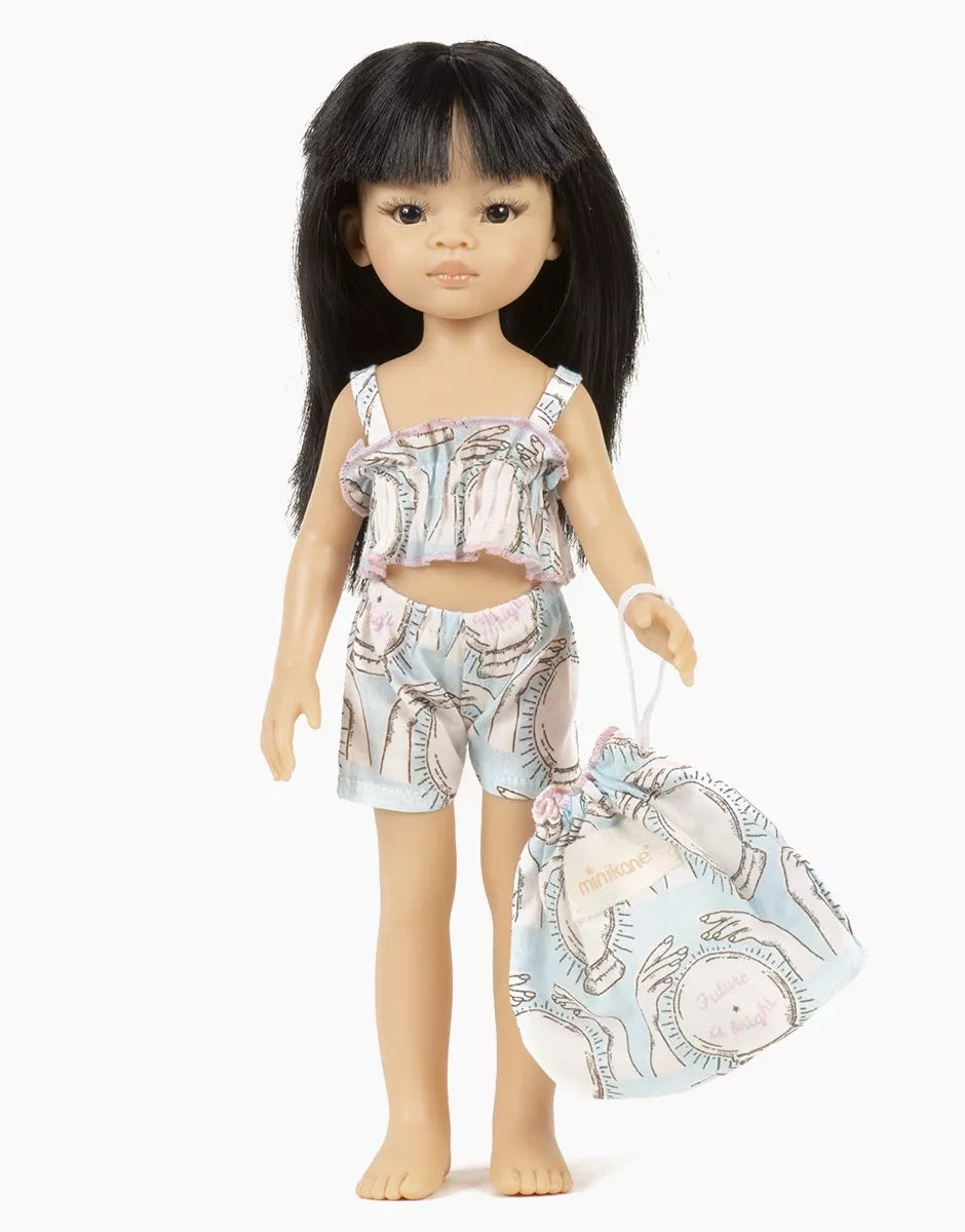 Minikane Játékbabaruha - Future Is Bright Retro 2 Piece