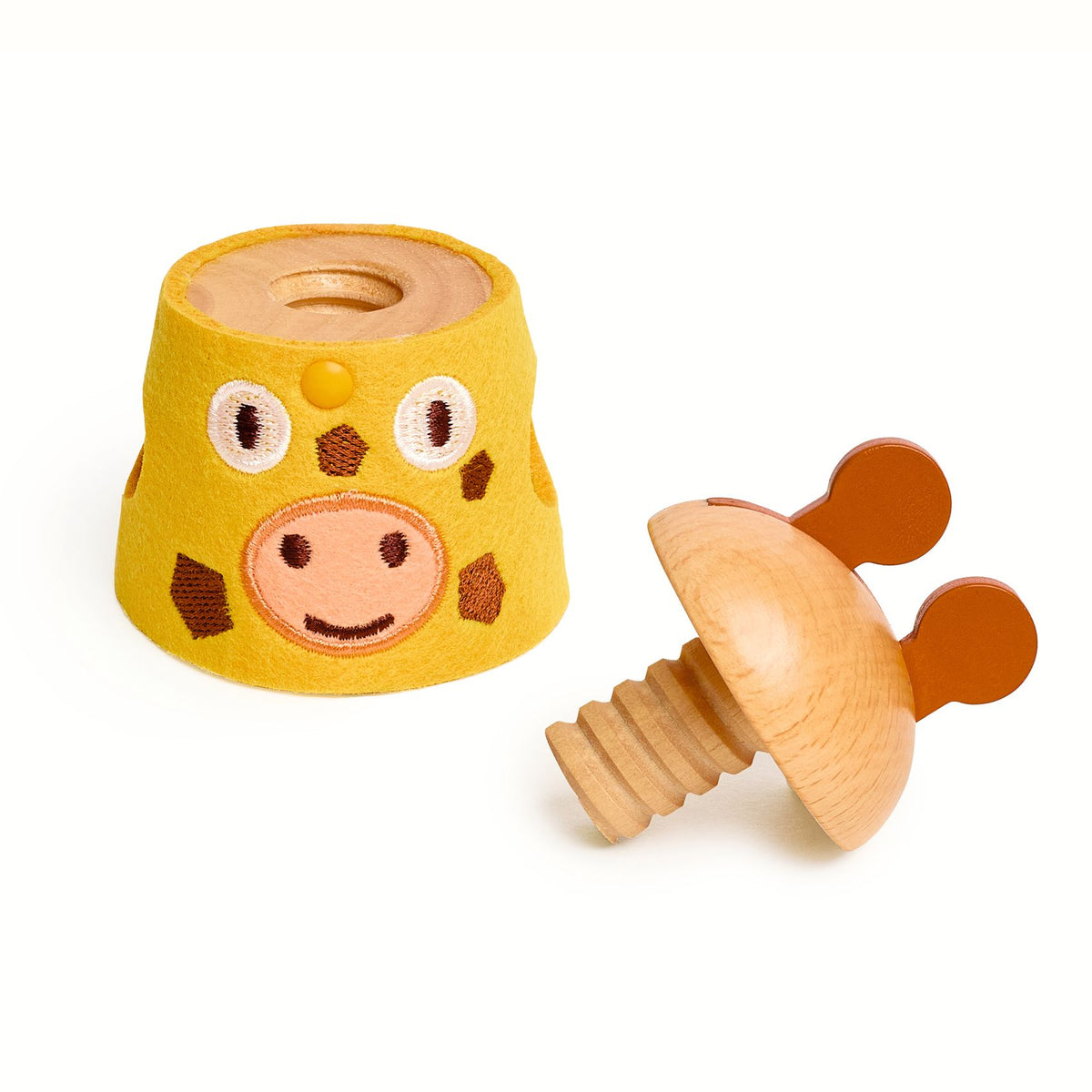 Djeco Minivilág - Filc-Csavargató, Állat-trió - SoftiVis