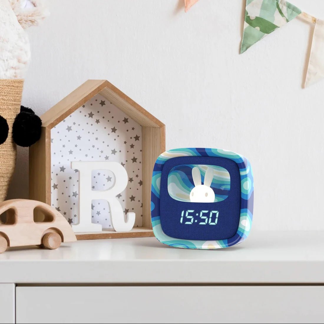MOB® Billy Clock ébresztőóra - Blue Waves - Mob - Lakberendezési kiegészítő - OduStore