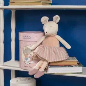 Moulin Roty Tánciskola - Plüss egérke díszdobozban - 35 cm - Moulin Roty - Plüssök