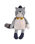 Moulin Roty Macskabajusz - Ferdinánd világosszürke cica plüss (31 cm)