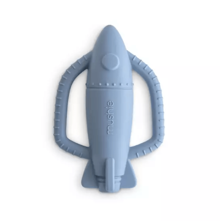 Mushie® Csörgő rágóka - rakéta (szellő) - Mushie - Babajátékok - OduStore