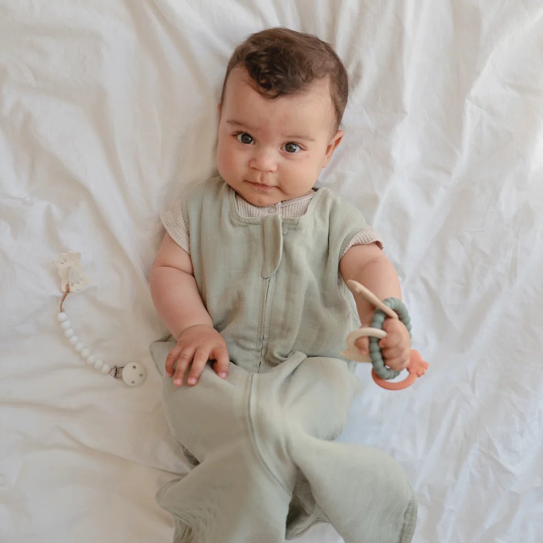 Mushie Gyöngy rágóka - Dinó - Mushie - Babajátékok