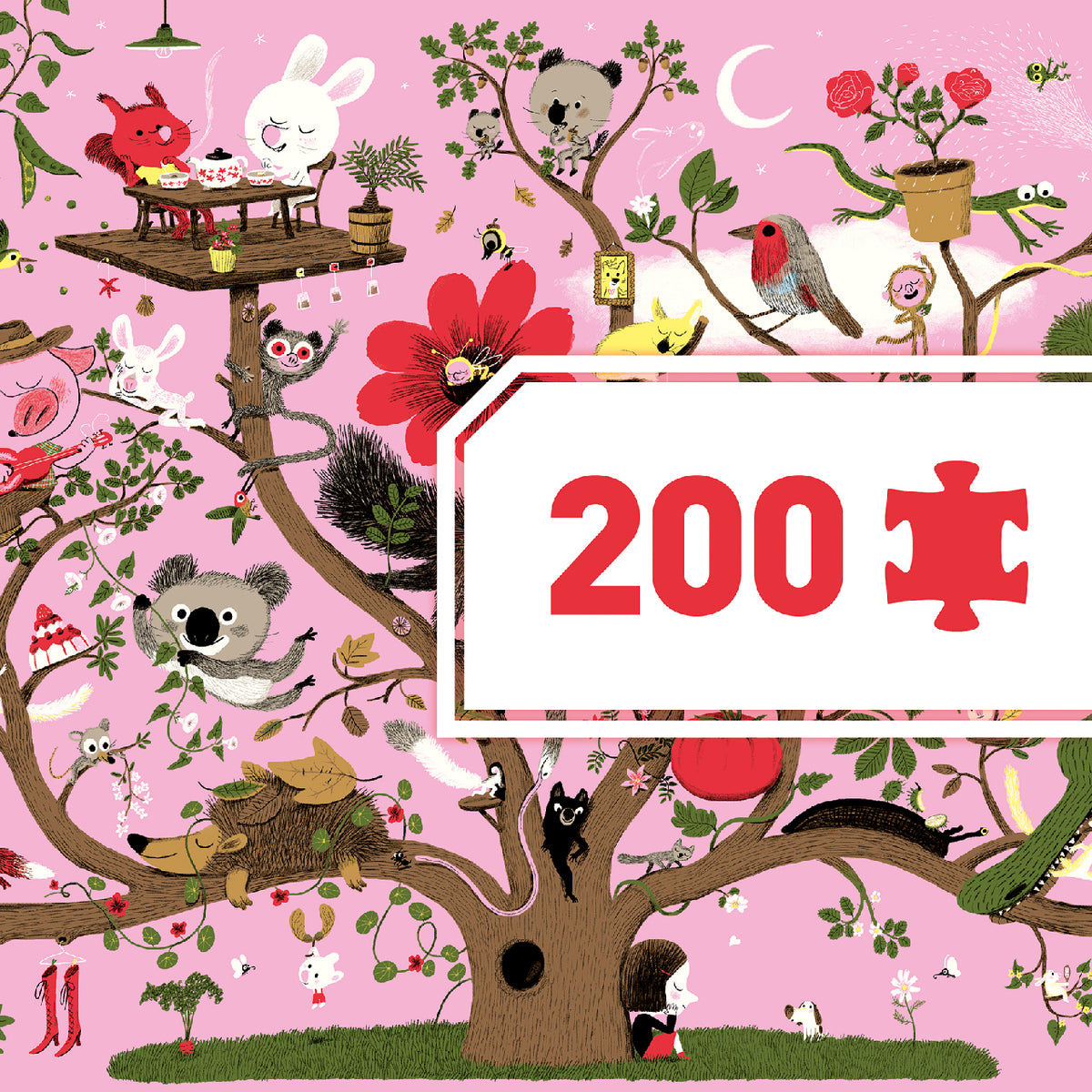Djeco Művész puzzle - Abrakadabra, 200 db-os - Abracadabra