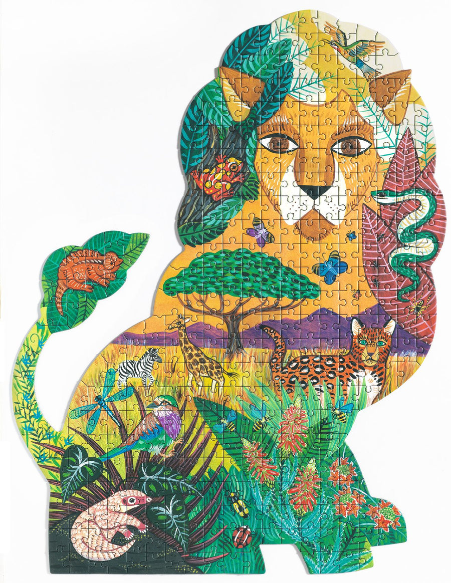 Djeco® Művész puzzle - Oroszlán, 350 db-os - Lion