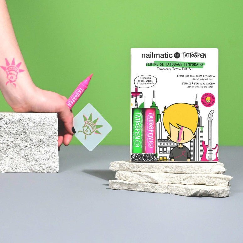 Nailmatic® Tattoo pen szett sablonnal New York by Jo Little - Nailmatic - Tetoválás