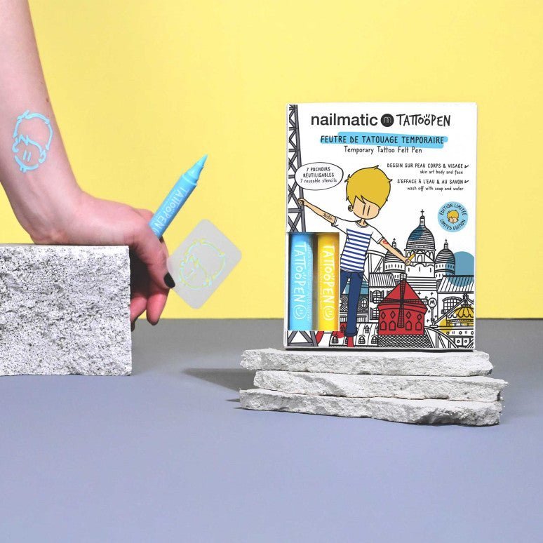 Nailmatic® Tattoo pen szett sablonnal Paris by Jo Little - Nailmatic - Tetoválás