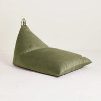 Nobodinoz® Eco - Velvet Essaouira Hosszú Babzsák - Olive Green - Nobodinoz - Lakberendezési kiegészítő - OduStore