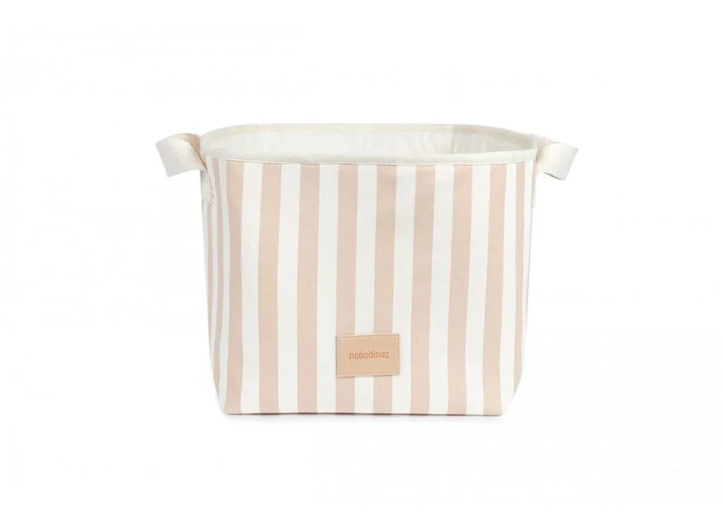 Nobodinoz® Játéktartó - taupe stripes/natural - Nobodinoz - Textil