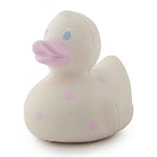 Oli&Carol® Elvis the duck - Pink dots - Oli&Carol - Babajátékok