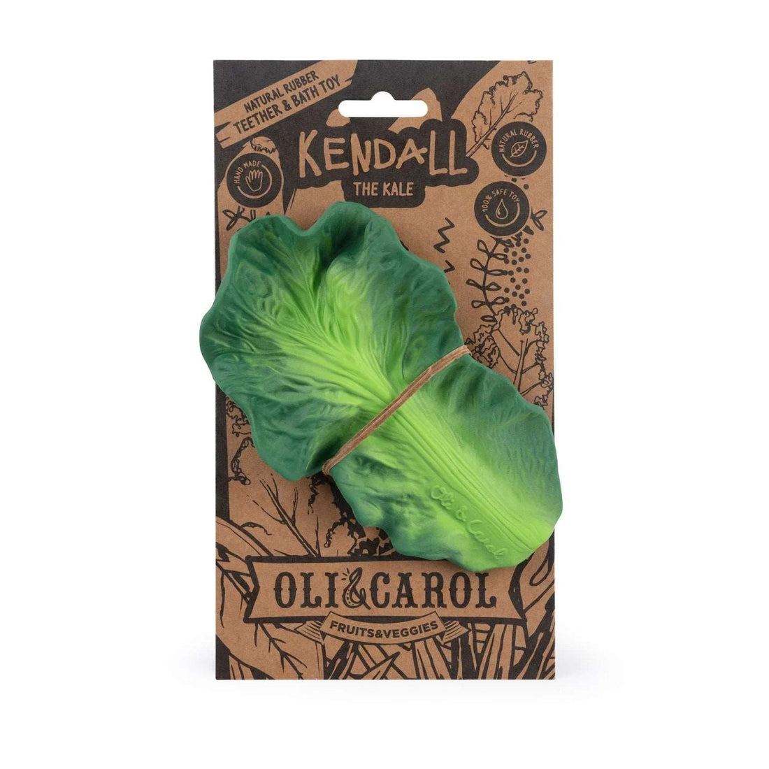 Oli&Carol® Kendall the Kale - Rágóka - Oli&Carol - Babajátékok - OduStore