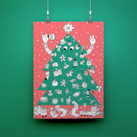 OMY® Színező és matricázó - Sapin Géant - Griant tree - OMY - Kreatív - OduStore