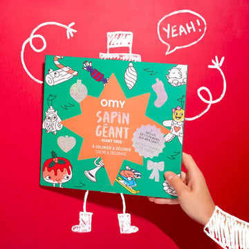 OMY® Színező és matricázó - Sapin Géant - Griant tree - OMY - Kreatív - OduStore