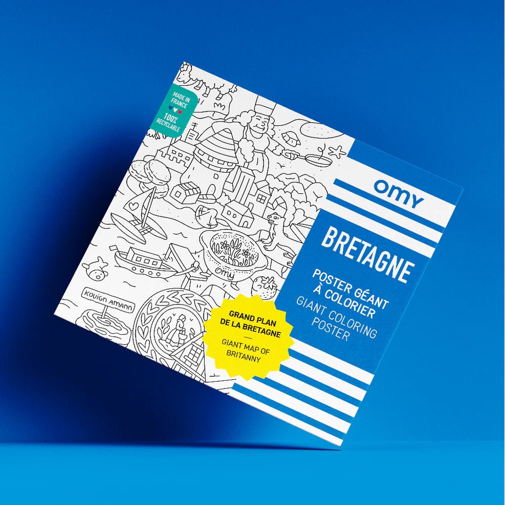 OMY® Színező poszter - Bretagne - OMY - Kreatív - OduStore