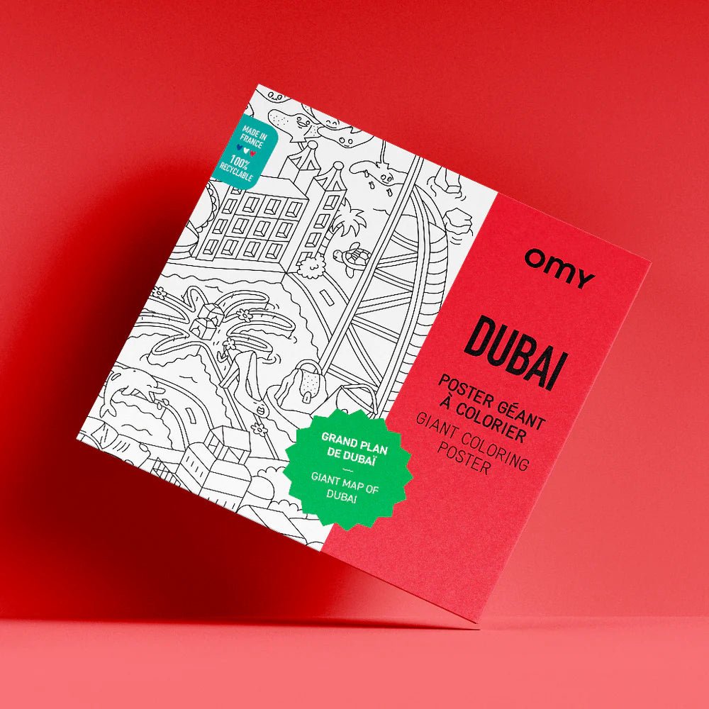 OMY® Színező poszter - Dubai - OMY - Kreatív - OduStore