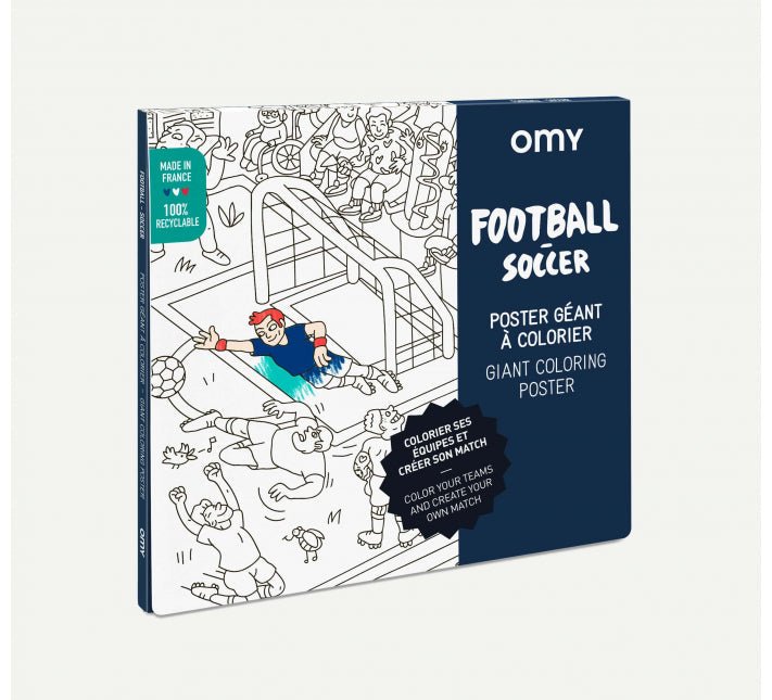 OMY® Színező poszter - Football - OduStore - Kreatív - OMY