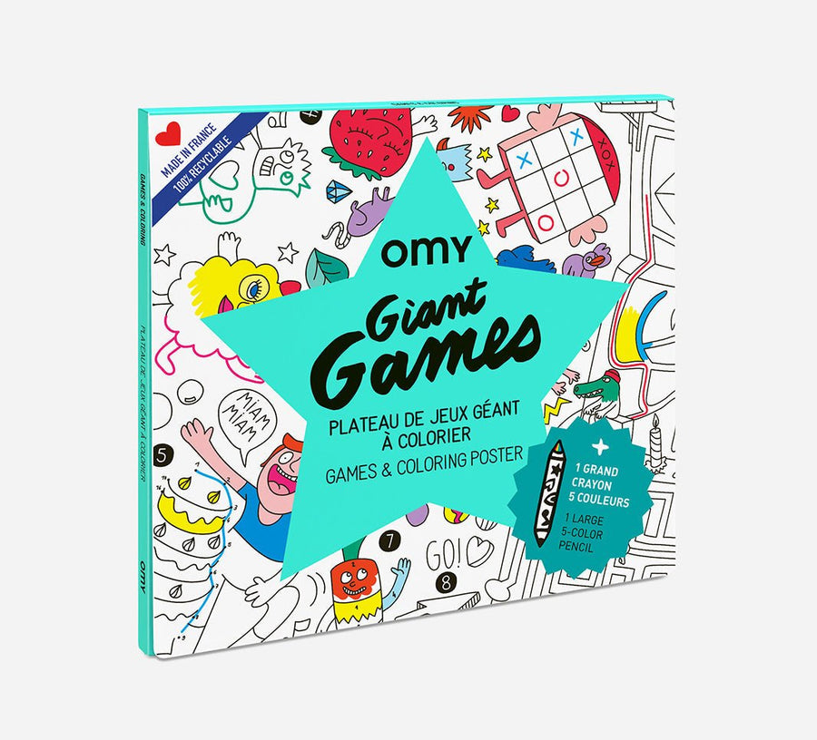 OMY® Színező poszter - Games - OduStore - Kreatív - OMY