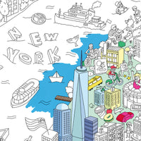 OMY Színező Óriás poszter - New York City