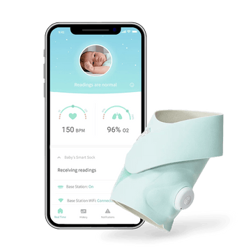 Owlet® Smart Socks Okos Babazokni - menta - Owlet - Biztonság - OduStore