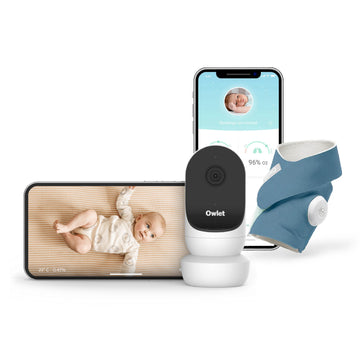 Owlet® Monitor Duo – Owlet Okos Zokni 3 (éjkék) ajándék kamerával