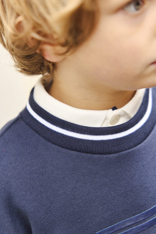 Tartine et Chocolat® Pulóver - Navy TC badge