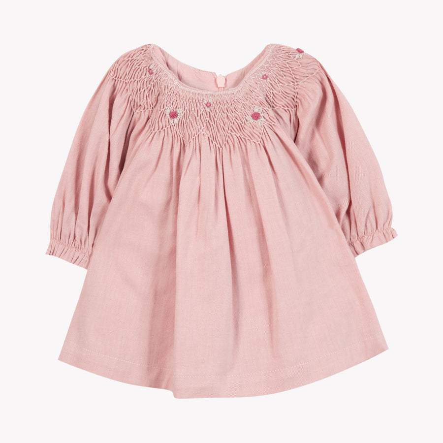 Tartine et Chocolat Robe ruha - Rose pâle col smock