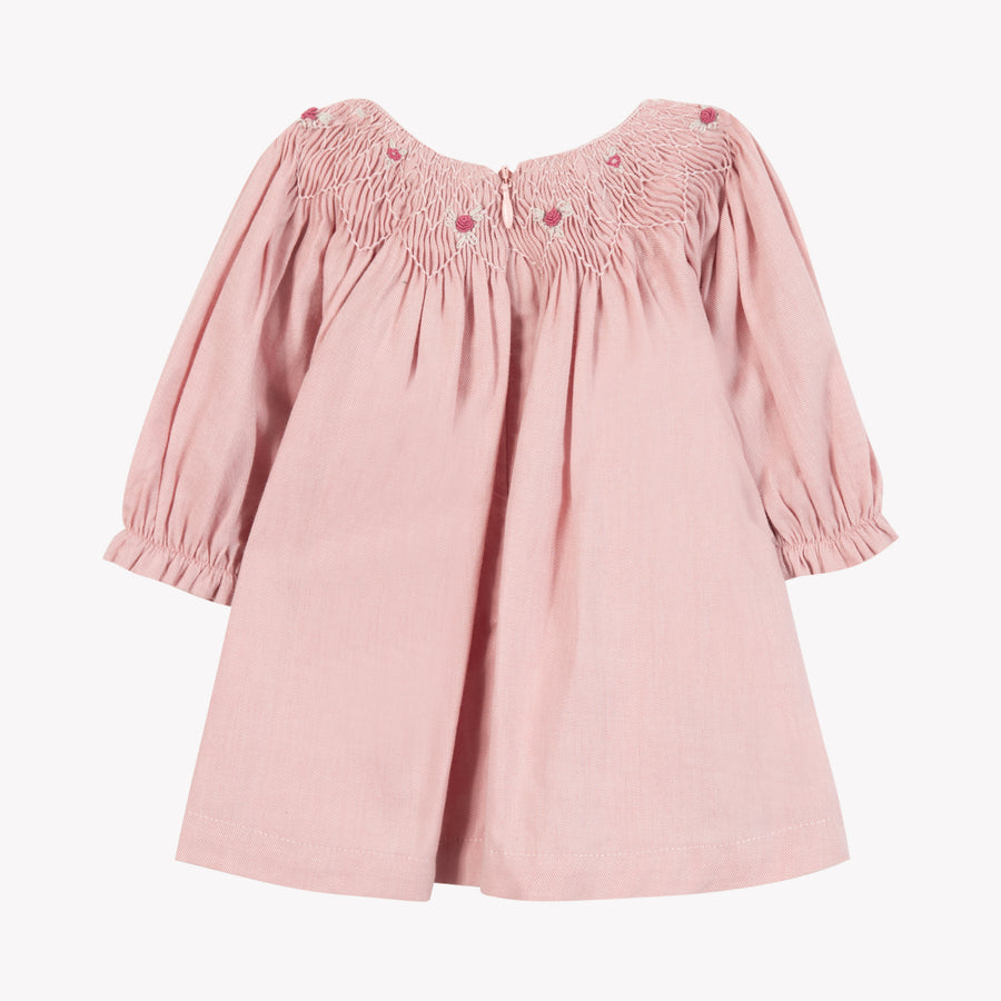 Tartine et Chocolat Robe ruha - Rose pâle col smock