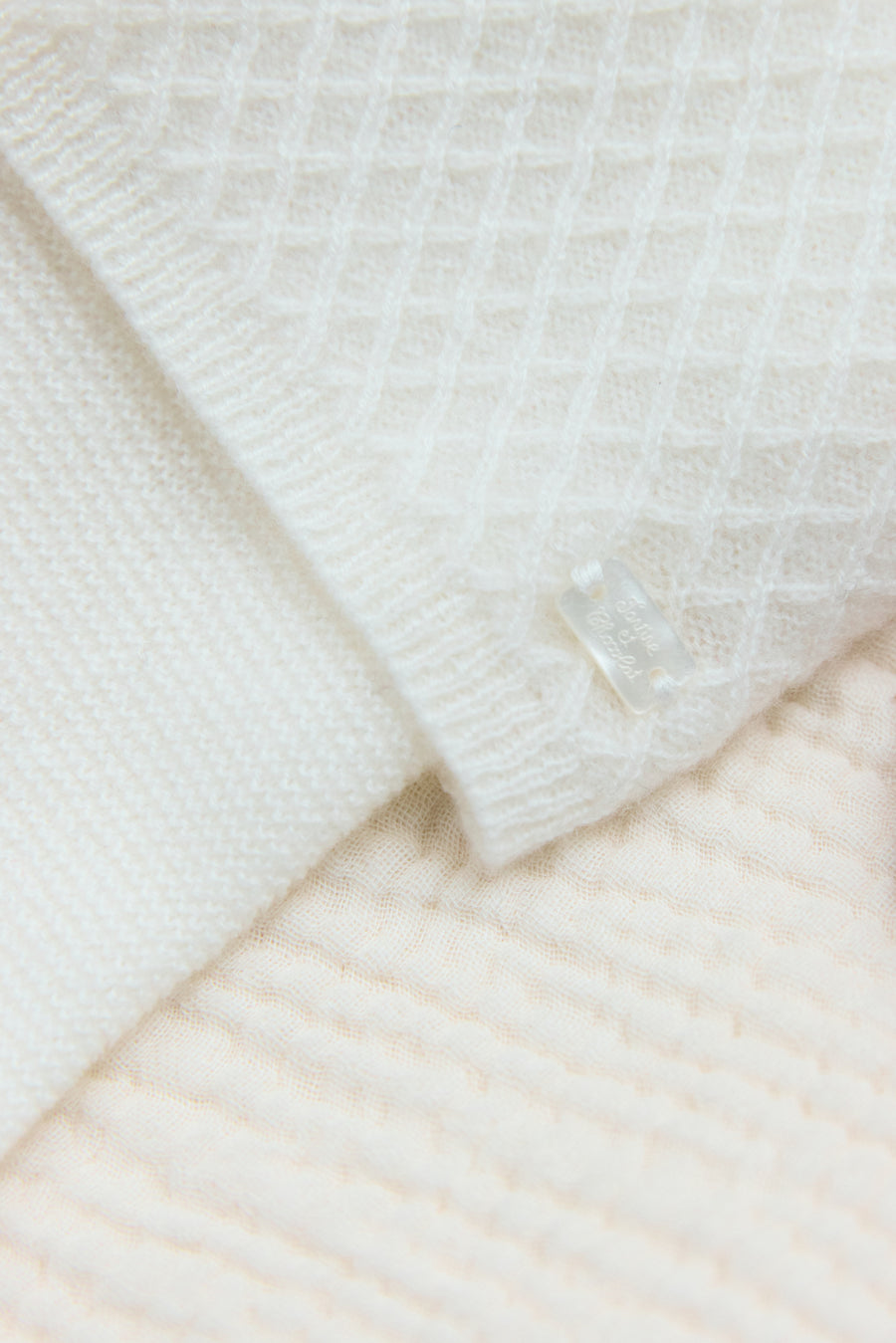 Tartine et Chocolat Hosszú ujjú együttes - Nacre