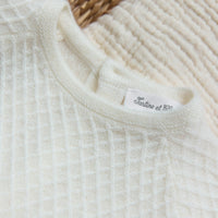 Tartine et Chocolat Hosszú ujjú együttes - Nacre