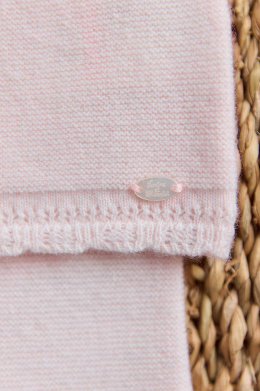 Tartine et Chocolat Hosszú ujjú együttes - Rose pâle col volanté