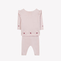 Tartine et Chocolat Hosszú ujjú együttes - Rose pâle