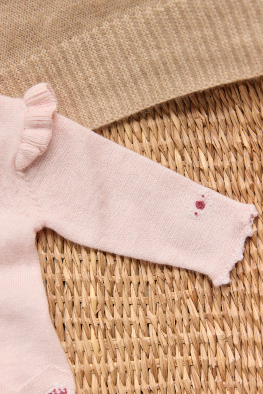 Tartine et Chocolat Hosszú ujjú együttes - Rose pâle