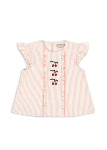 Konges Sløjd® Ellie Fodros felső - Peony Stripe