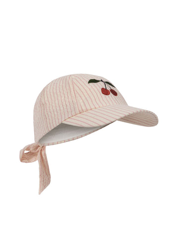 Konges Sløjd® Ellie Bow Sapka - Peony Stripe