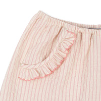 Konges Sløjd® Ellie fodros rövidnadrág - Peony Stripe