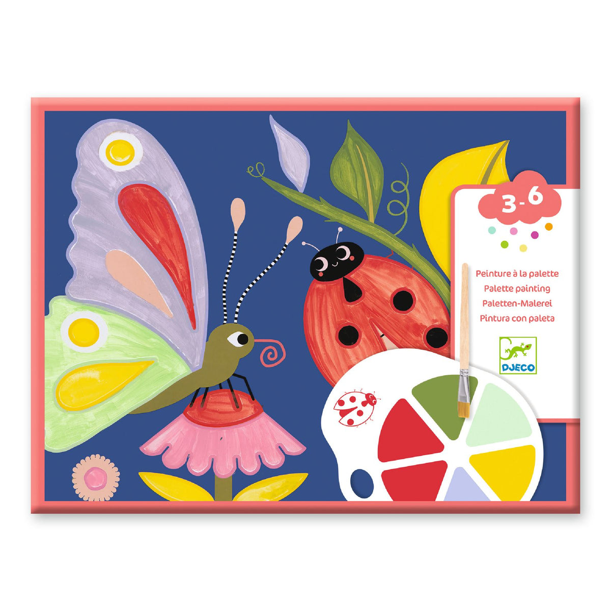 Djeco Palettafestés - Röpködők - Palette painting - Creepy crawlies