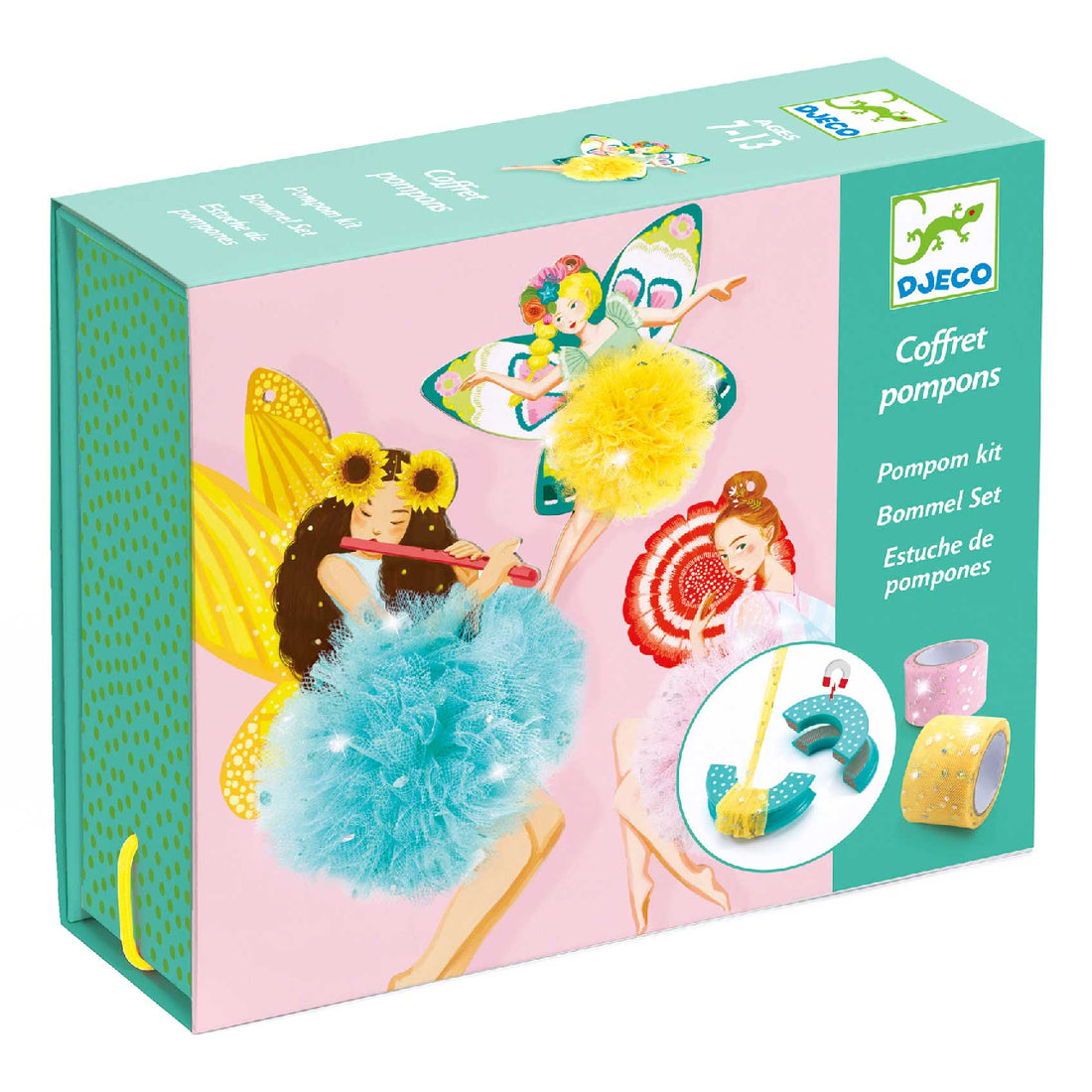 Djeco® Pompom készítés - Pompom tündérek - Fairy Pompoms