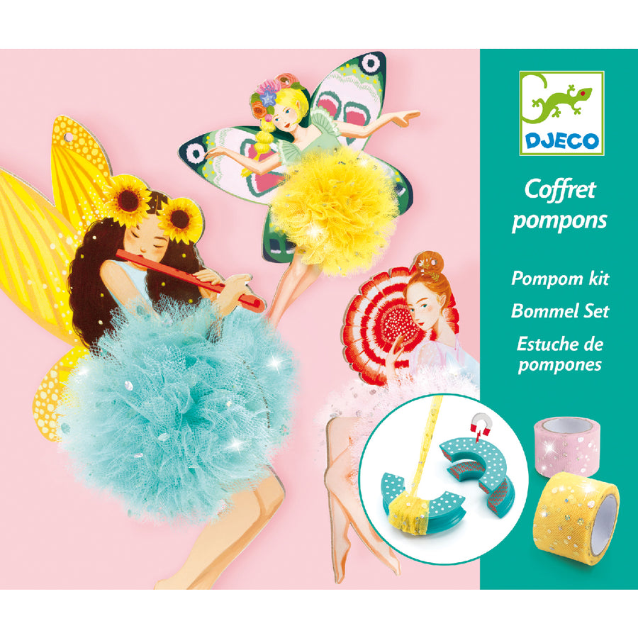 Djeco® Pompom készítés - Pompom tündérek - Fairy Pompoms