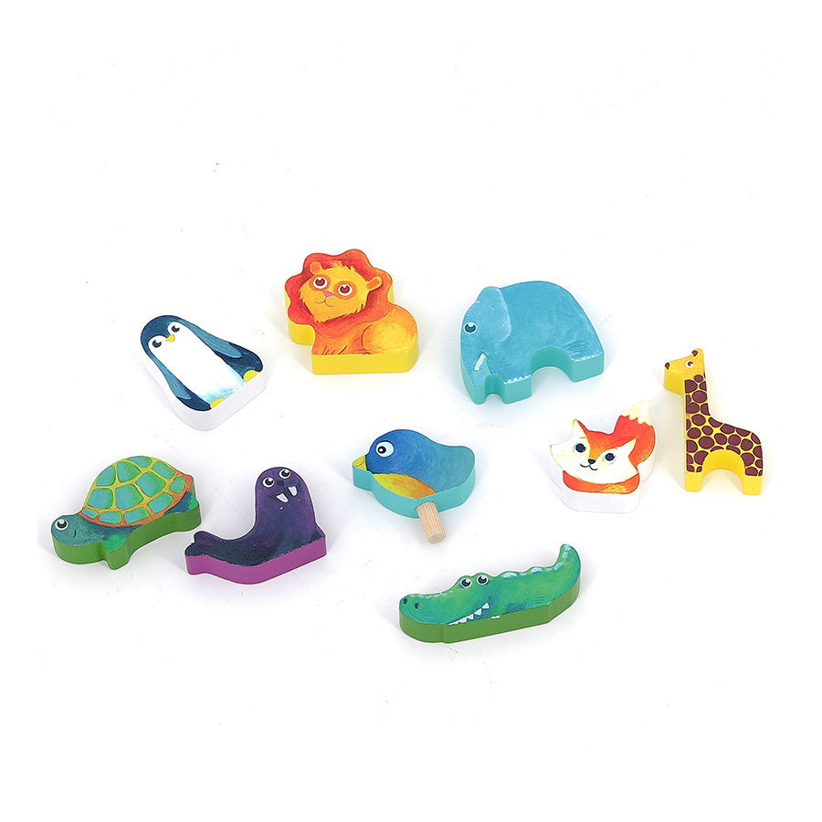 Vilac® Shape Throwing Ark - Animals