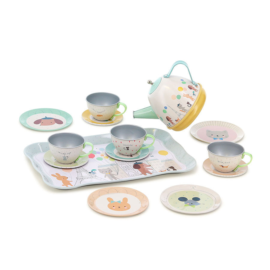 Vilac® Musical Tea Set - Dînette musicale La nature
