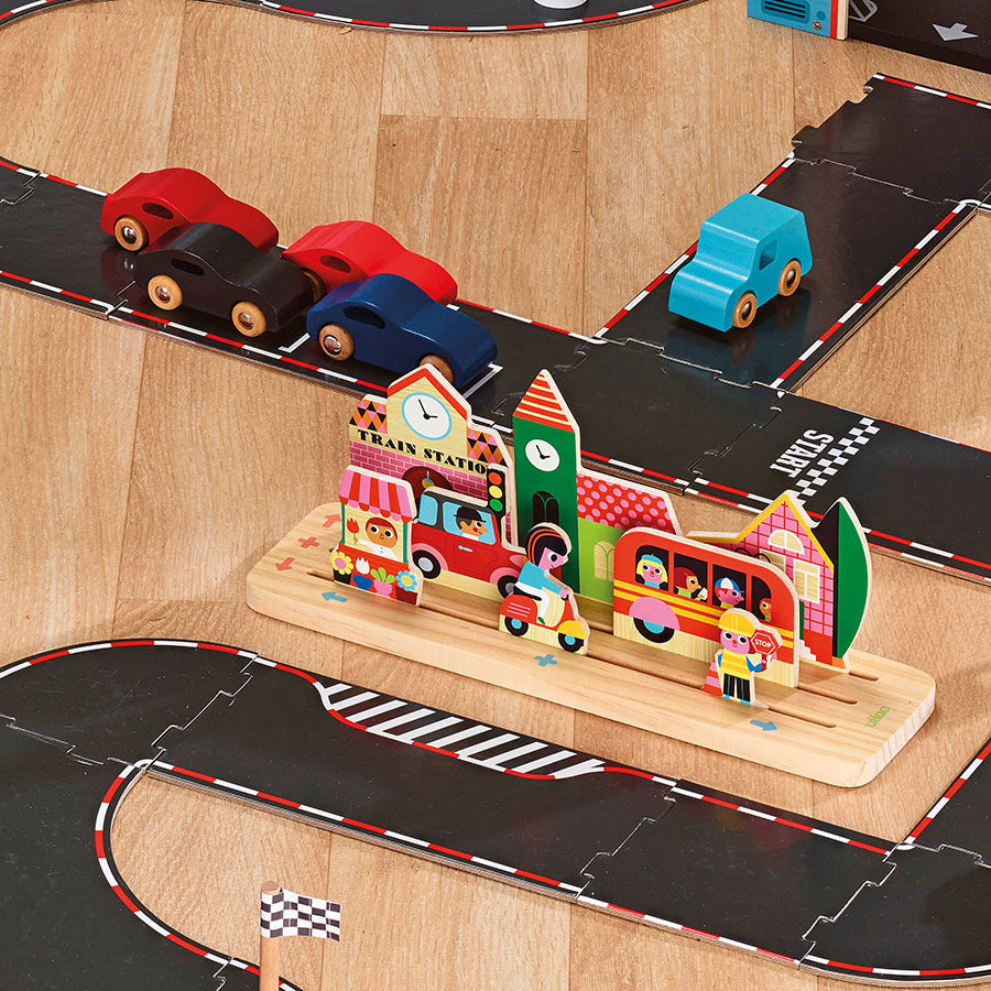 Vilac® Wooden logic game - Build the city