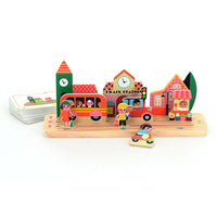 Vilac® Wooden logic game - Build the city