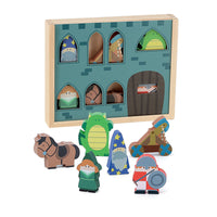 Vilac® Wooden toy+figures - My castle stories