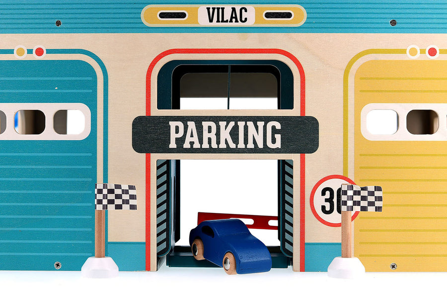 Vilac® Vintage wooden garage - Vilacity