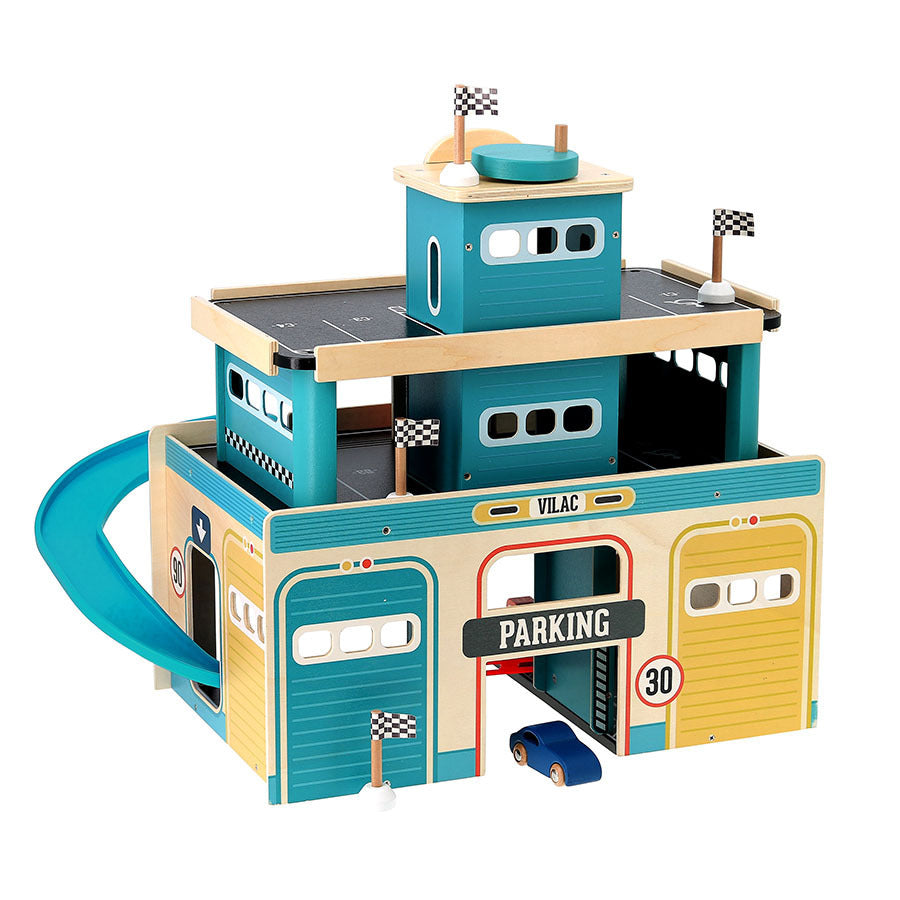 Vilac® Vintage wooden garage - Vilacity