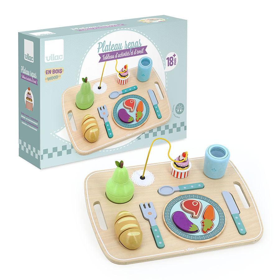 Vilac® Wooden activity toy - Dining tray
