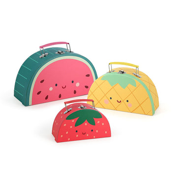 Vilac® Suitcase set of 3 - Les fruits gourmands