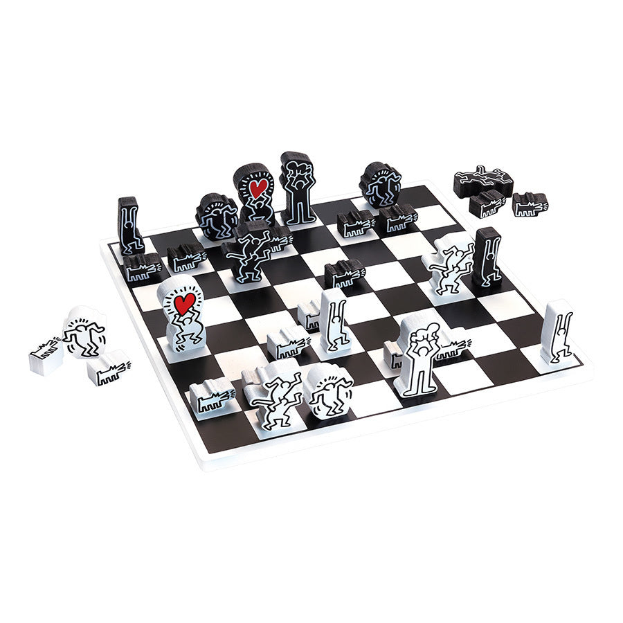 Vilac® Keith Haring chess set